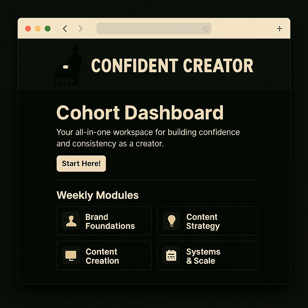 Confident Creator Dashboard